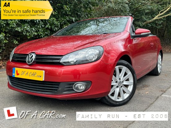 2012 62 VW Golf Cabriolet Convertible